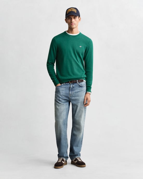 Gant Classic Cotton C-Neck Strickpullover - Image 4
