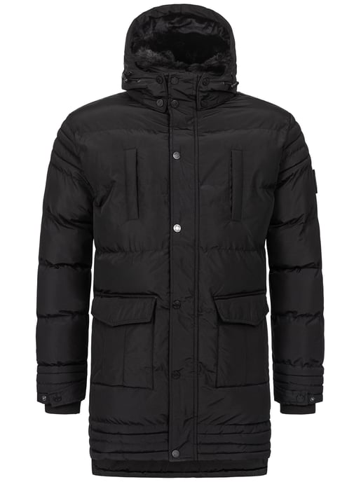 Alessandro Salvarini Herren Winterjacke AS285 mit Teddyfell & abnehmbarer Kapuze - Image 3