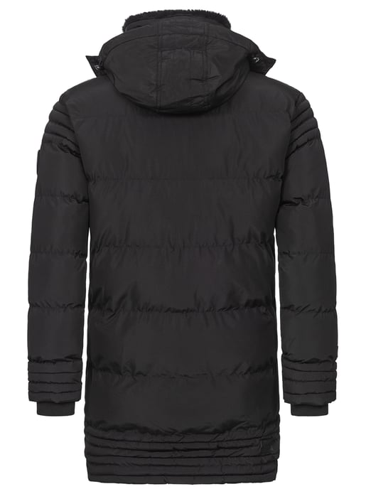 Alessandro Salvarini Herren Winterjacke AS285 mit Teddyfell & abnehmbarer Kapuze - Image 6