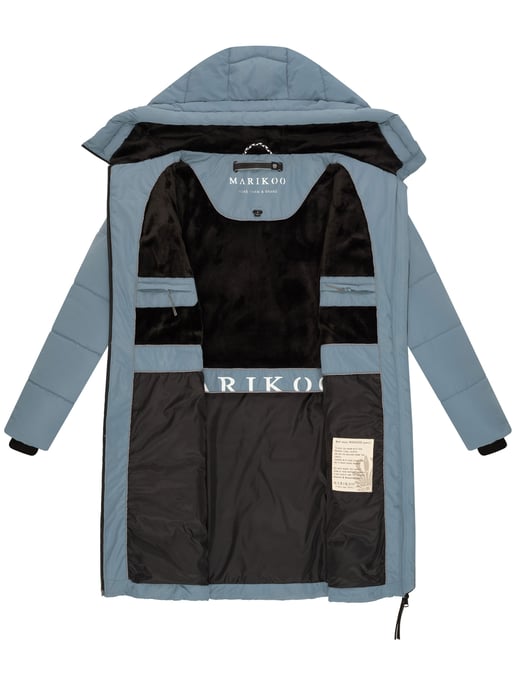 Marikoo Damen Winterjacke Natsukoo – warm, mit Teddyfell & Kapuze - Image 5
