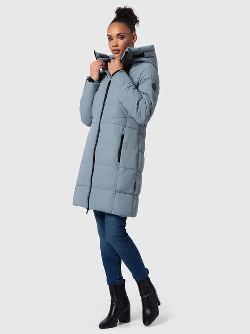 Marikoo Damen Winterjacke Natsukoo – warm, mit Teddyfell & Kapuze - Image 6