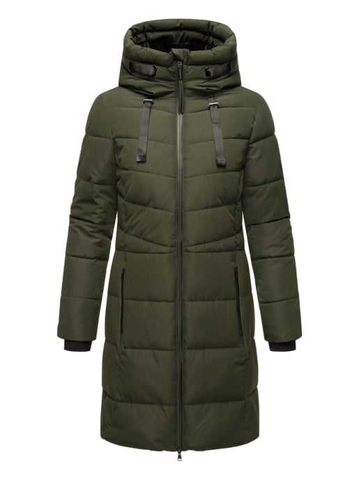 Marikoo Damen Winterjacke Natsukoo – warm, mit Teddyfell & Kapuze - Image 2