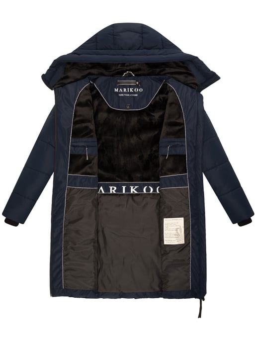 Marikoo Damen Winterjacke Natsukoo – warm, mit Teddyfell & Kapuze - Image 5