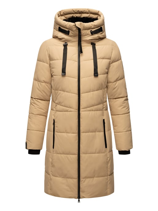 Marikoo Damen Winterjacke Natsukoo – warm, mit Teddyfell & Kapuze - Image 2