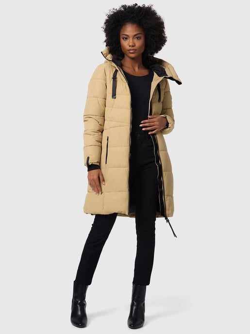 Marikoo Damen Winterjacke Natsukoo – warm, mit Teddyfell & Kapuze - Image 6