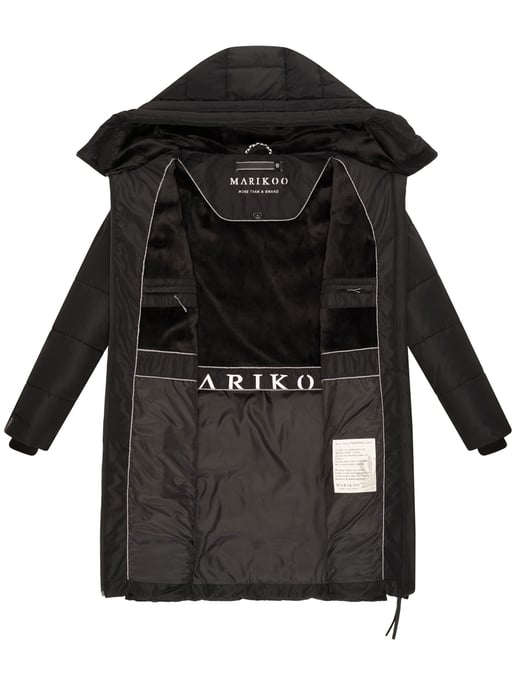 Marikoo Damen Winterjacke Natsukoo – warm, mit Teddyfell & Kapuze - Image 5