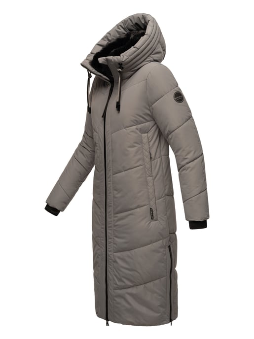 Marikoo Damen Winterjacke Nadaree – lang, warm & mit Kapuze - Image 3