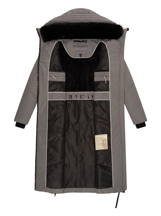 Marikoo Damen Winterjacke Nadaree – lang, warm & mit Kapuze - Image 5