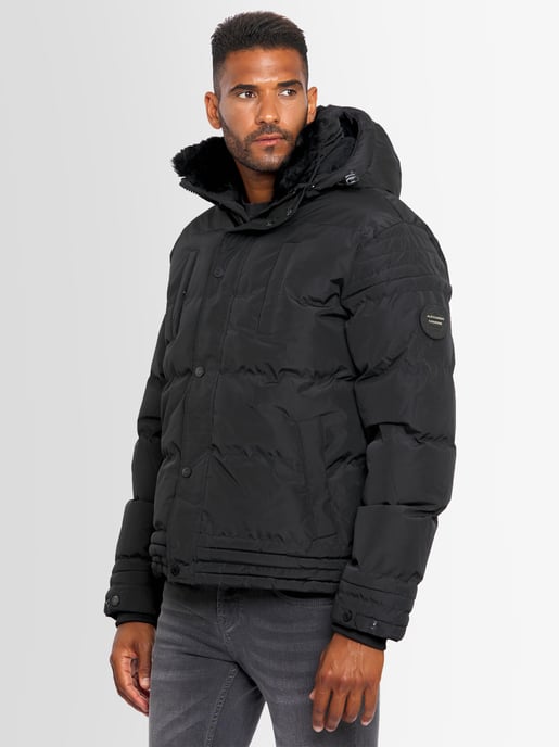 Alessandro Salvarini Herren Winterjacke AS-281 mit Teddyfell & abnehmbarer Kapuze - Image 5