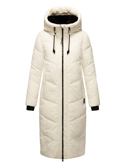 Marikoo Damen Winterjacke Nadaree – lang, warm & mit Kapuze - Image 2