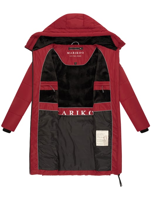 Marikoo Damen Winterjacke Natsukoo – warm, mit Teddyfell & Kapuze - Image 5