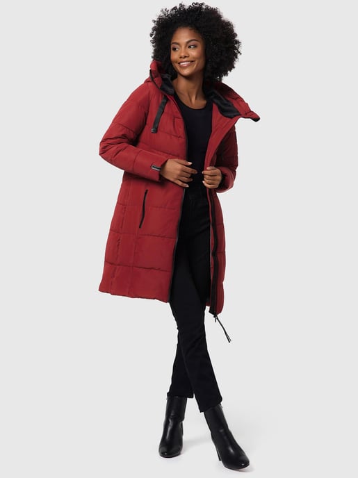 Marikoo Damen Winterjacke Natsukoo – warm, mit Teddyfell & Kapuze - Image 6