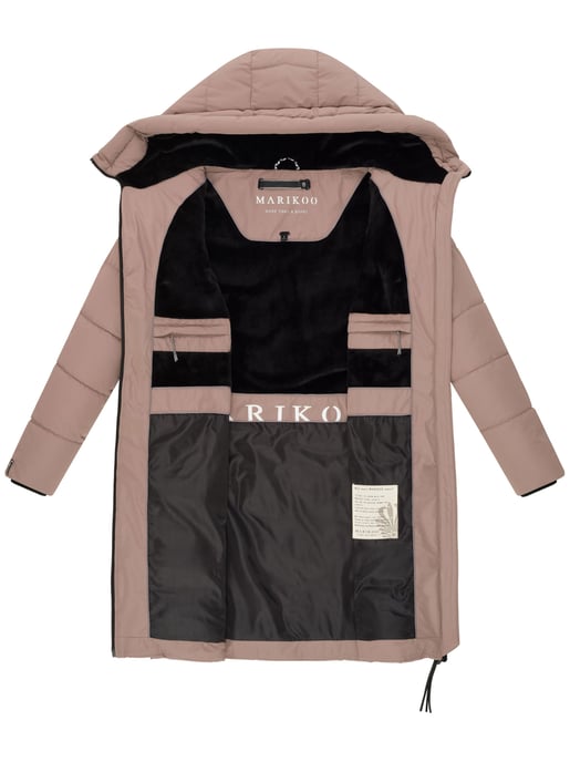 Marikoo Damen Winterjacke Natsukoo – warm, mit Teddyfell & Kapuze - Image 4