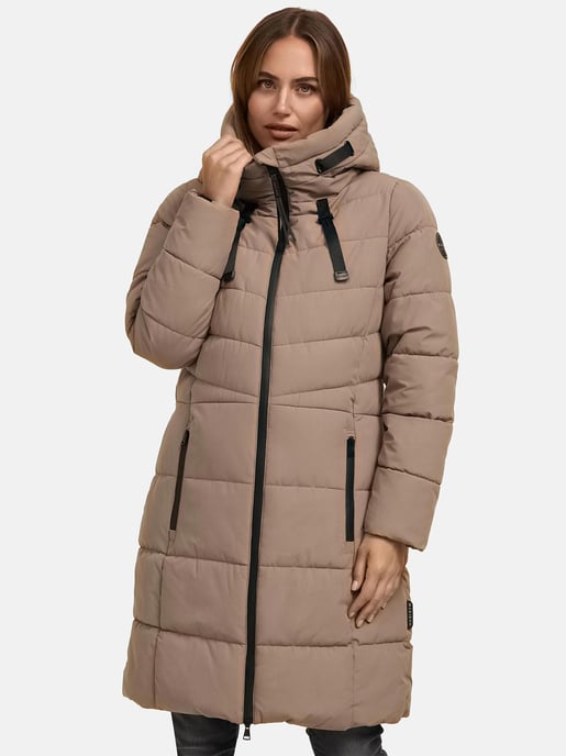 Marikoo Damen Winterjacke Natsukoo – warm, mit Teddyfell & Kapuze - Image 5