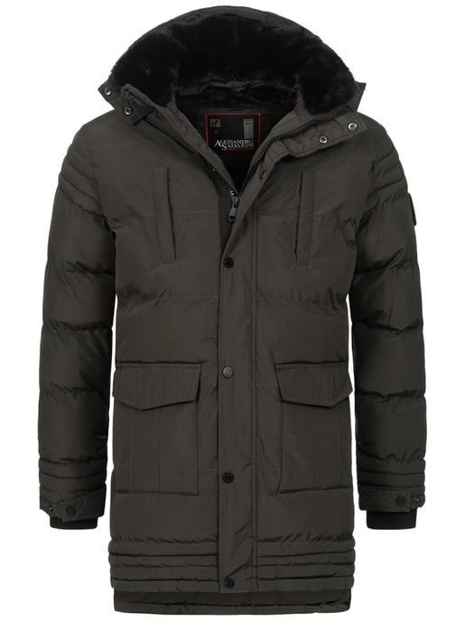 Alessandro Salvarini Herren Winterjacke AS285 mit Teddyfell & abnehmbarer Kapuze - Image 2