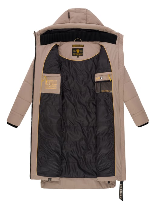 Marikoo Benikoo Damen Winterjacke – lang, warm & stylisch - Image 5