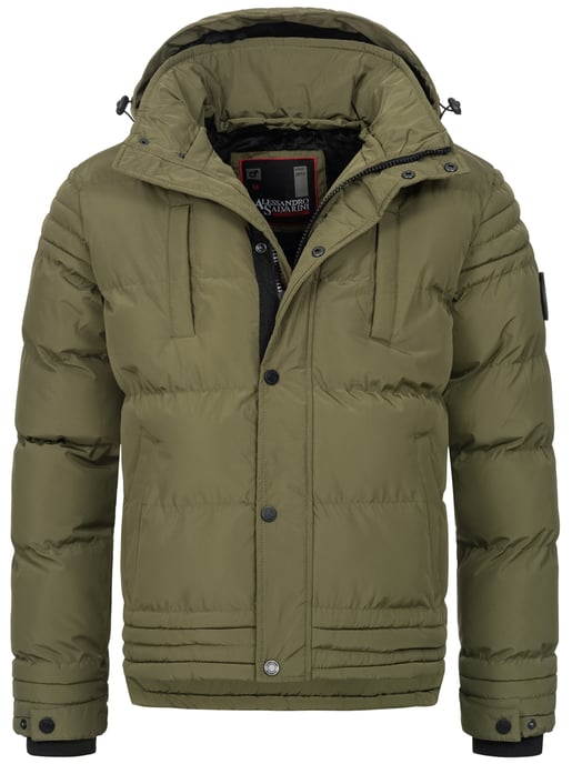Alessandro Salvarini Herren Winterjacke AS-281 mit Teddyfell & abnehmbarer Kapuze - Image 2