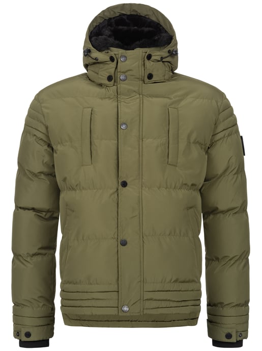 Alessandro Salvarini Herren Winterjacke AS-281 mit Teddyfell & abnehmbarer Kapuze - Image 3