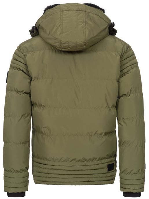 Alessandro Salvarini Herren Winterjacke AS-281 mit Teddyfell & abnehmbarer Kapuze - Image 5