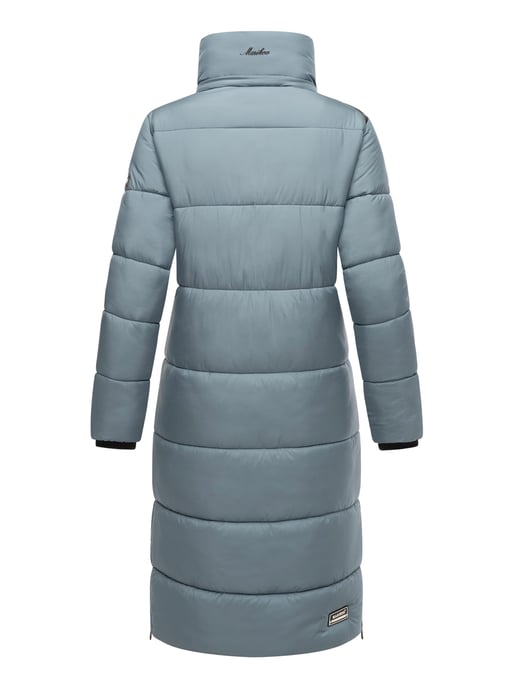 Marikoo Damen Winterjacke – Lange Steppjacke mit abnehmbarer Kapuze - Image 5