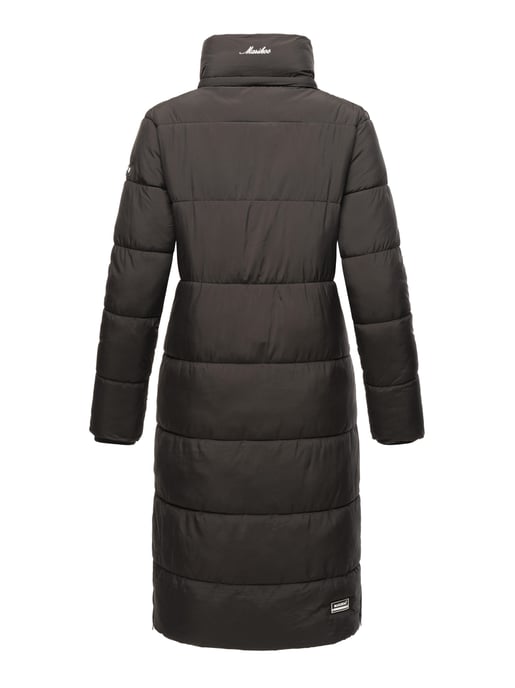 Marikoo Damen Winterjacke – Lange Steppjacke mit abnehmbarer Kapuze - Image 5