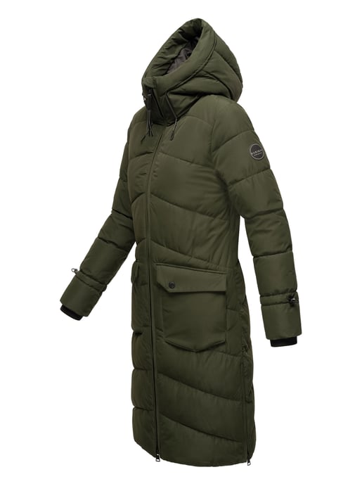 Marikoo Damen Winterjacke Tomomii – lang, warm & mit Kapuze - Image 3