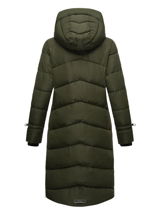 Marikoo Damen Winterjacke Tomomii – lang, warm & mit Kapuze - Image 4