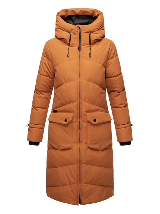 Marikoo Damen Winterjacke Tomomii – lang, warm & mit Kapuze - Image 2