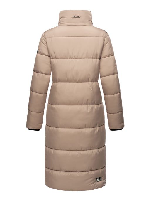 Marikoo Damen Winterjacke – Lange Steppjacke mit abnehmbarer Kapuze - Image 5