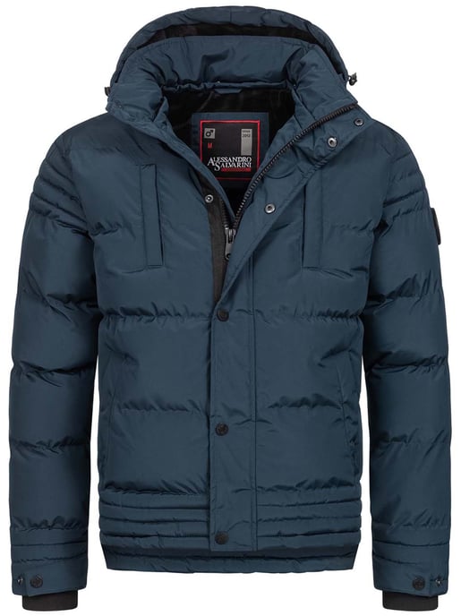 Alessandro Salvarini Herren Winterjacke AS-281 mit Teddyfell & abnehmbarer Kapuze - Image 2