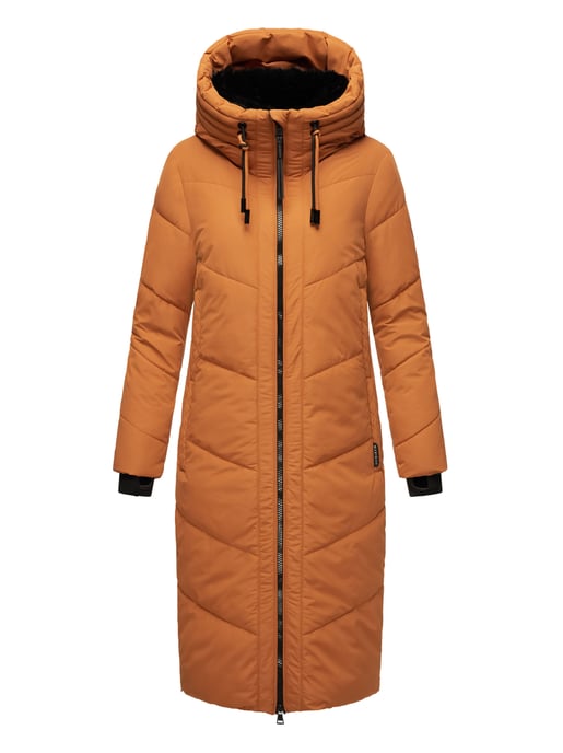 Marikoo Damen Winterjacke Nadaree – lang, warm & mit Kapuze - Image 2