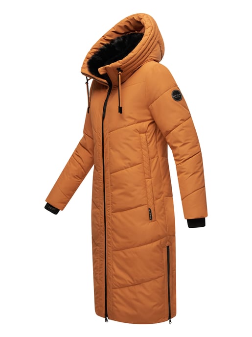 Marikoo Damen Winterjacke Nadaree – lang, warm & mit Kapuze - Image 3