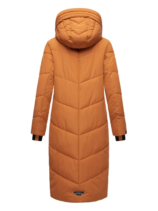 Marikoo Damen Winterjacke Nadaree – lang, warm & mit Kapuze - Image 4