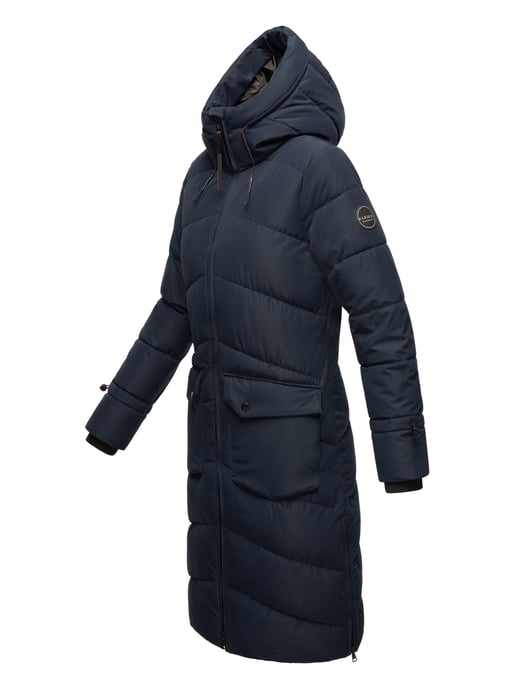 Marikoo Damen Winterjacke Tomomii – lang, warm & mit Kapuze - Image 3