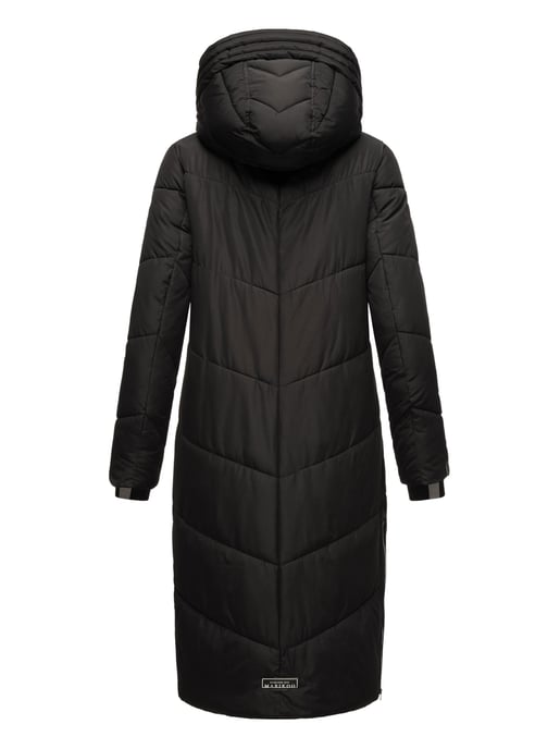 Marikoo Damen Winterjacke Nadaree – lang, warm & mit Kapuze - Image 4