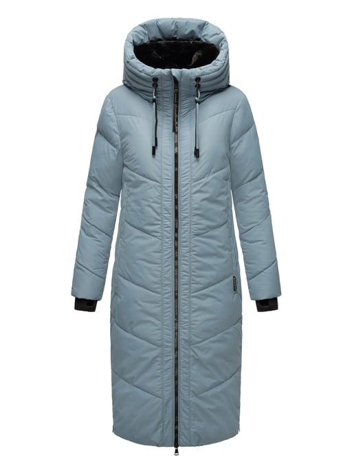 Marikoo Damen Winterjacke Nadaree – lang, warm & mit Kapuze - Image 2