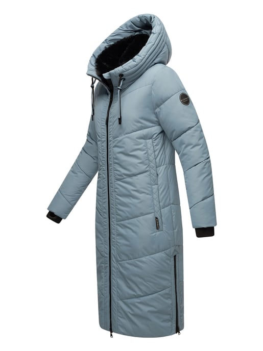 Marikoo Damen Winterjacke Nadaree – lang, warm & mit Kapuze - Image 3