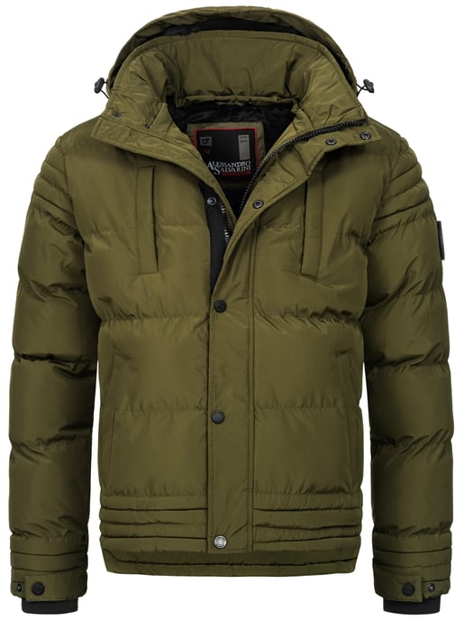 Alessandro Salvarini Herren Winterjacke AS-281 mit Teddyfell & abnehmbarer Kapuze - Image 2