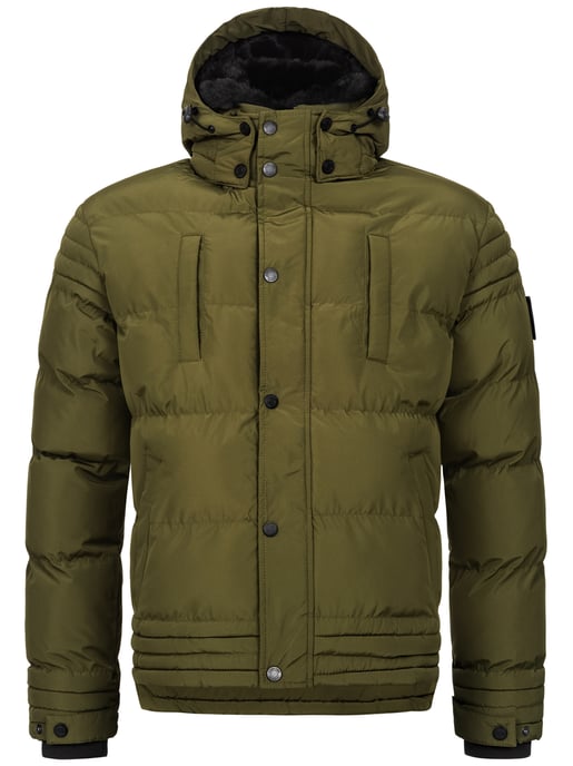 Alessandro Salvarini Herren Winterjacke AS-281 mit Teddyfell & abnehmbarer Kapuze - Image 3