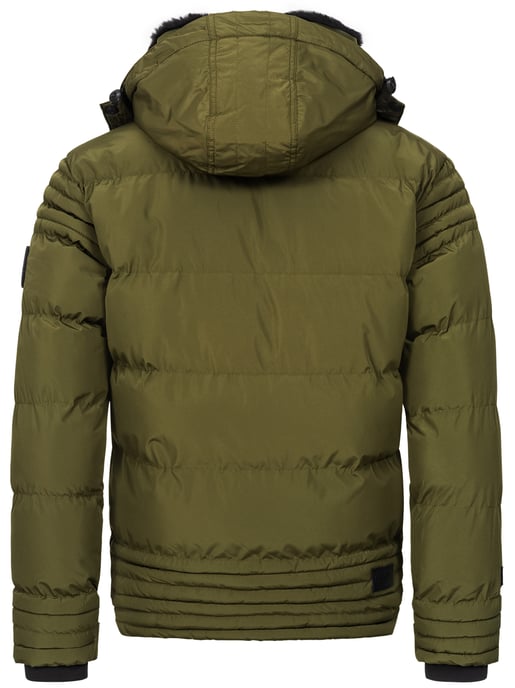 Alessandro Salvarini Herren Winterjacke AS-281 mit Teddyfell & abnehmbarer Kapuze - Image 5