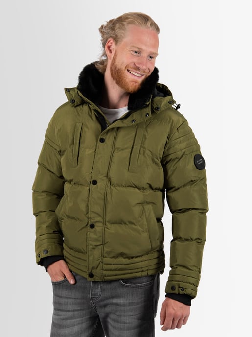 Alessandro Salvarini Herren Winterjacke AS-281 mit Teddyfell & abnehmbarer Kapuze - Image 6