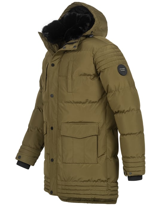 Alessandro Salvarini Herren Winterjacke AS285 mit Teddyfell & abnehmbarer Kapuze - Image 4