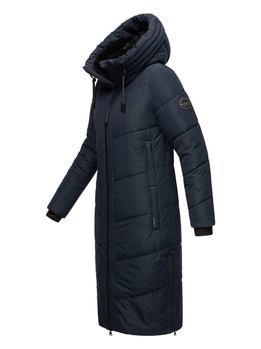 Marikoo Damen Winterjacke Nadaree – lang, warm & mit Kapuze - Image 3