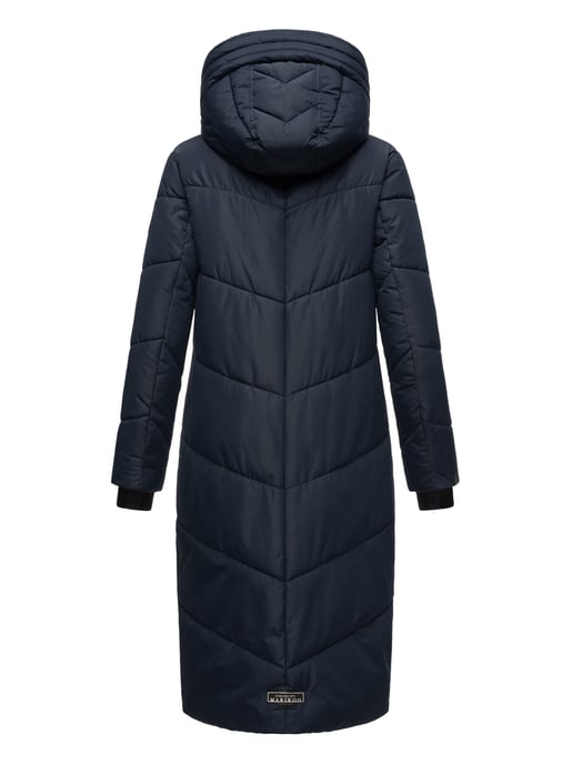 Marikoo Damen Winterjacke Nadaree – lang, warm & mit Kapuze - Image 4