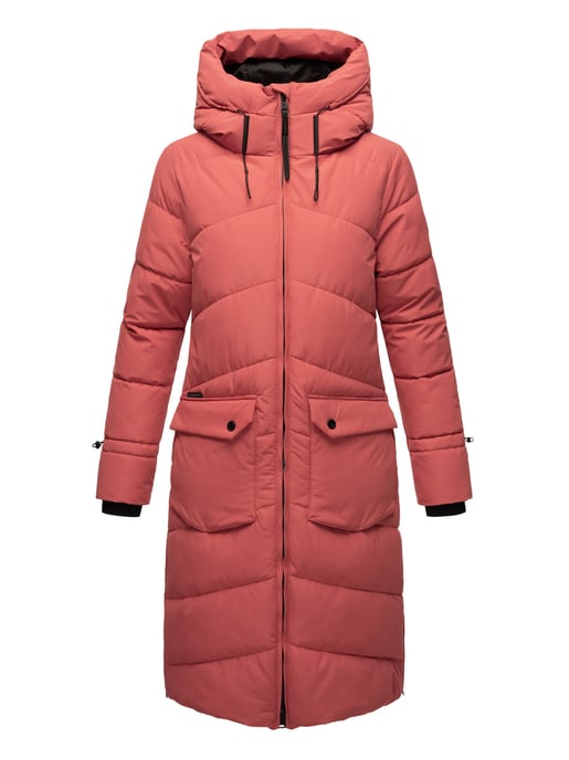 Marikoo Damen Winterjacke Tomomii – lang, warm & mit Kapuze - Image 2
