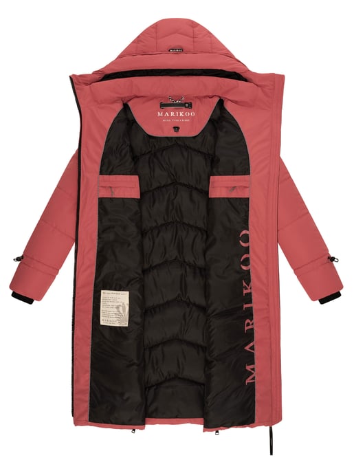 Marikoo Damen Winterjacke Tomomii – lang, warm & mit Kapuze - Image 5