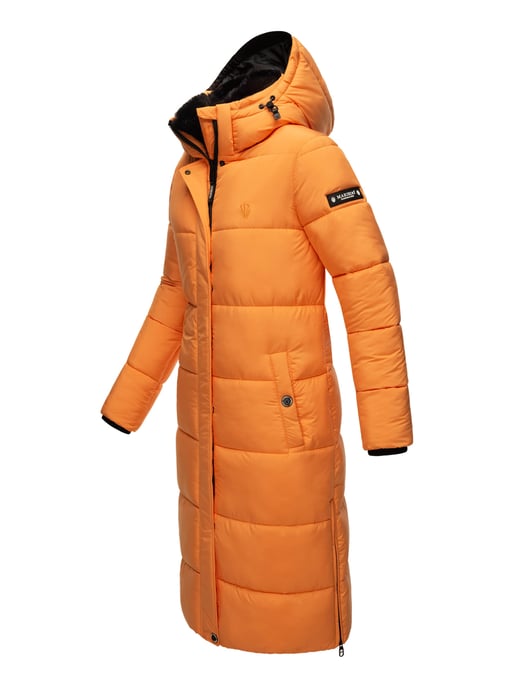 Marikoo Damen Winterjacke – Lange Steppjacke mit abnehmbarer Kapuze - Image 3