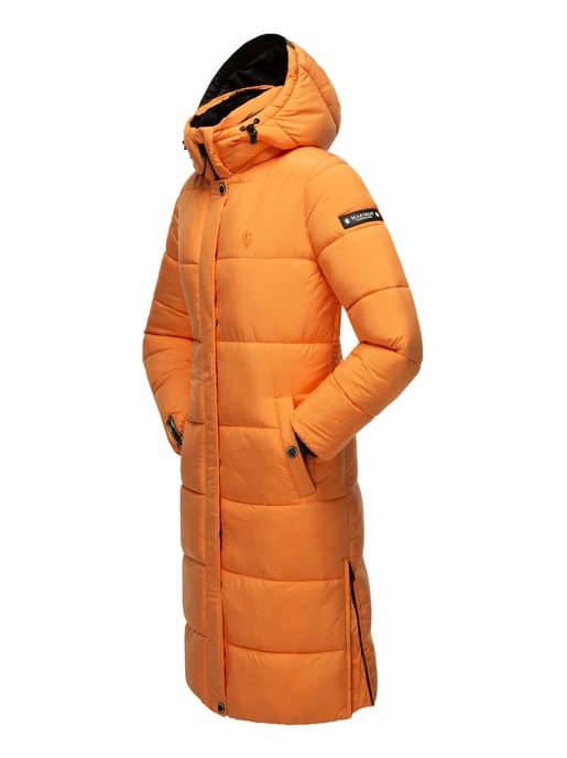 Marikoo Damen Winterjacke – Lange Steppjacke mit abnehmbarer Kapuze - Image 4