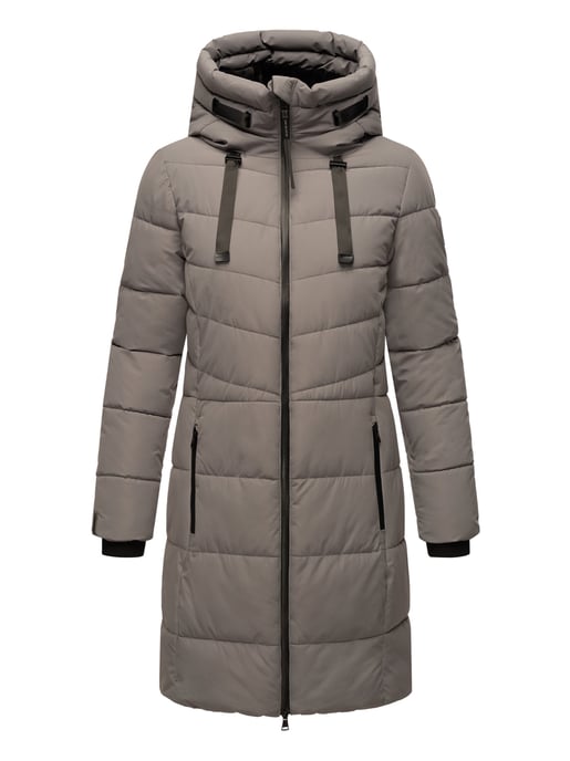 Marikoo Damen Winterjacke Natsukoo – warm, mit Teddyfell & Kapuze - Image 2