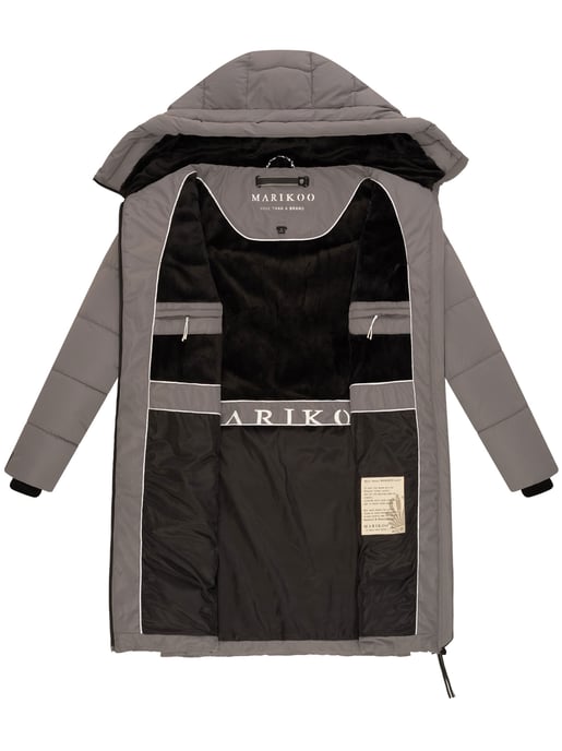 Marikoo Damen Winterjacke Natsukoo – warm, mit Teddyfell & Kapuze - Image 5